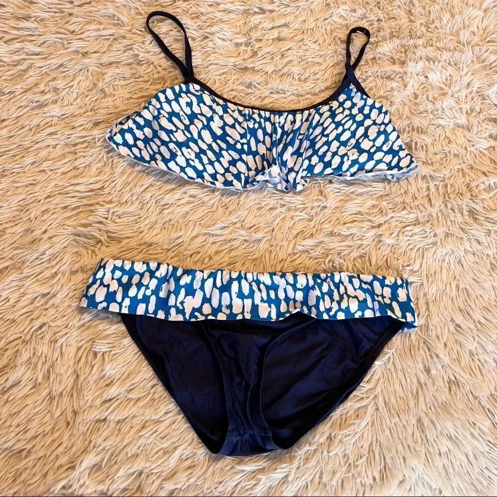 Splendid pebbled two-piece swimsuit